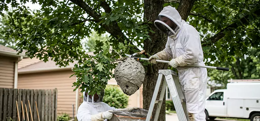 Wasp Nest in Tree Removal Hamburg